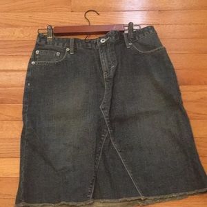 Tommy Hilfiger, knee length denim skirt